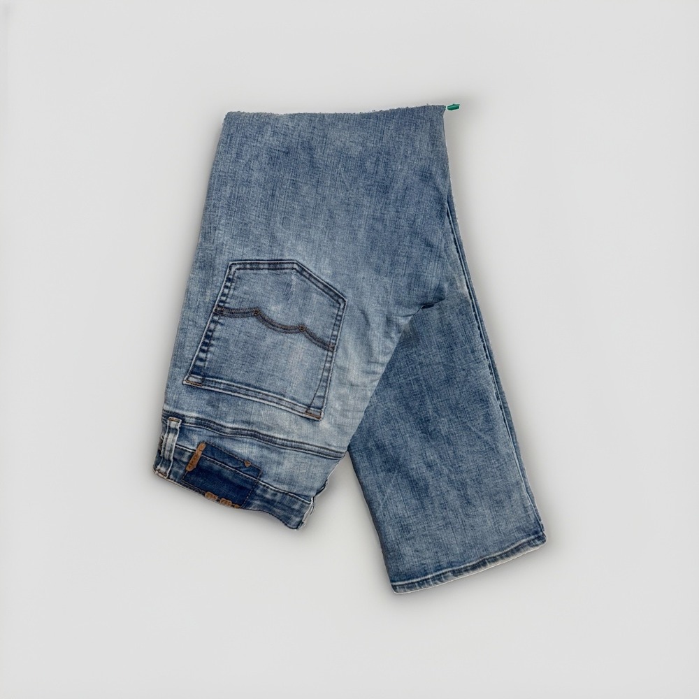 K200-American Eagle Extreme Flex 4 Distressed Jeans 28x30 Blue Heavy Distress